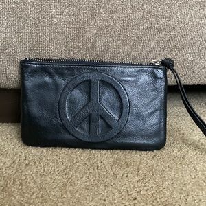 Black Lucky Brand wristlet.